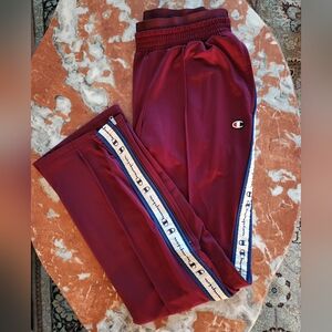 Champion Track Pants Burgundy